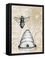 Bee Hives I-Elizabeth Medley-Framed Stretched Canvas