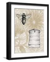 Bee Hives II-Elizabeth Medley-Framed Art Print