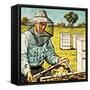 Bee Keeper-English School-Framed Stretched Canvas