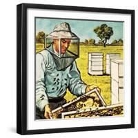 Bee Keeper-English School-Framed Giclee Print