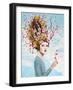 Bee Lady-Paula Belle Flores-Framed Art Print