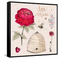 Bee Mine-Kerri Elliot-Framed Stretched Canvas