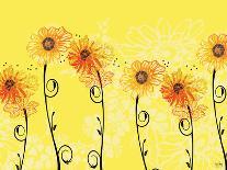 Sunny Sunflowers-Bee Sturgis-Art Print