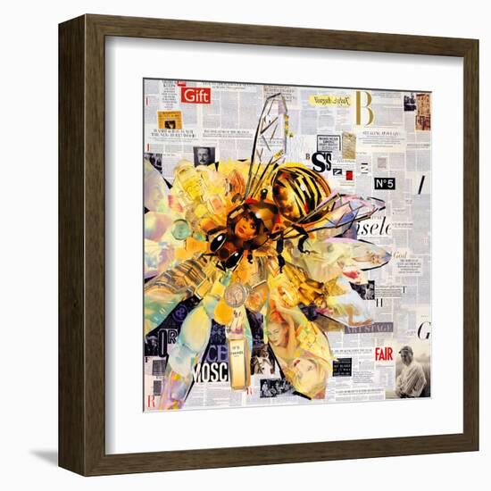 Bee-James Grey-Framed Art Print