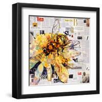 Bee-James Grey-Framed Art Print