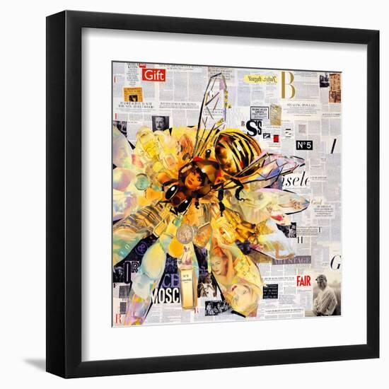 Bee-James Grey-Framed Art Print