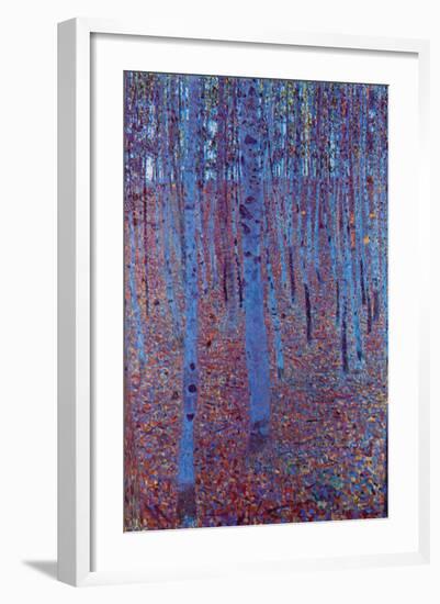 Beech Forest-Gustav Klimt-Framed Art Print