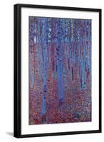 Beech Forest-Gustav Klimt-Framed Art Print