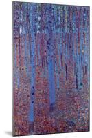 Beech Forest-Gustav Klimt-Mounted Art Print