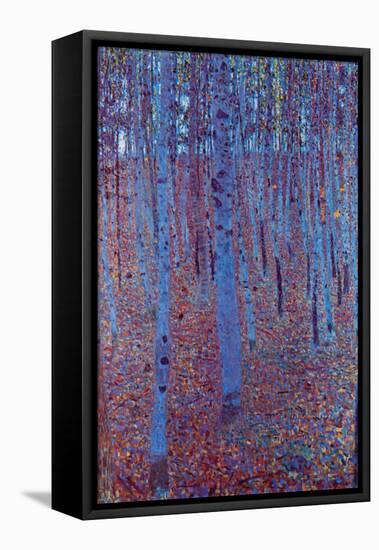 Beech Forest-Gustav Klimt-Framed Stretched Canvas