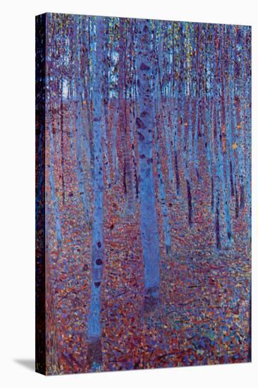 Beech Forest-Gustav Klimt-Stretched Canvas