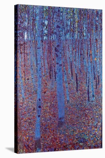 Beech Forest-Gustav Klimt-Stretched Canvas