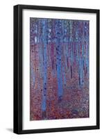 Beech Forest-Gustav Klimt-Framed Art Print