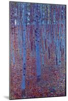 Beech Forest-Gustav Klimt-Mounted Art Print