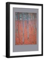 Beech Forest-Gustav Klimt-Framed Art Print