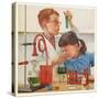 Beech Nut Laboratories Scientists, USA, 1950-null-Stretched Canvas