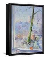Beech Tree and Haw Frost, 1989-Timothy Easton-Framed Stretched Canvas