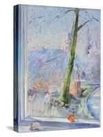 Beech Tree and Haw Frost, 1989-Timothy Easton-Stretched Canvas