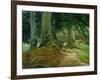 Beech Trees in Frederiksdal Near Copenhagen, 1828-Christian Ernst Bernhard Morgenstern-Framed Giclee Print