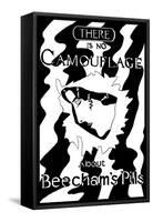 Beecham's Pills Camouflage Themed Advertisement-null-Framed Stretched Canvas