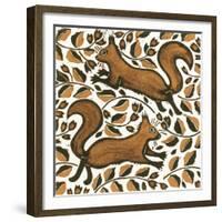 Beechnut Squirrels, 2002-Nat Morley-Framed Giclee Print