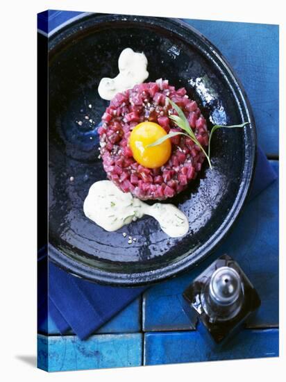 Beef Fillet Tartare with Wasabi Bearnaise-Jan-peter Westermann-Stretched Canvas