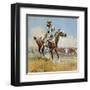 Beef for the Fighters-Charles Marion Russell-Framed Art Print