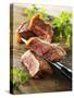 Beef Steak, Cut into Slices-Paul Williams-Stretched Canvas