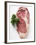 Beef Steak, Garnished with Parsley-null-Framed Photographic Print