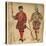 Beefeater and Spanish Soldier, 19th Century-Lucien Besche-Stretched Canvas