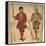 Beefeater and Spanish Soldier, 19th Century-Lucien Besche-Framed Stretched Canvas