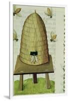 Beehive and Bees, from "Grand Herbier"-null-Framed Giclee Print