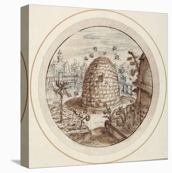 Beehive, Early 17th Century-Crispin I De Passe-Stretched Canvas