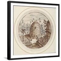 Beehive, Early 17th Century-Crispin I De Passe-Framed Giclee Print