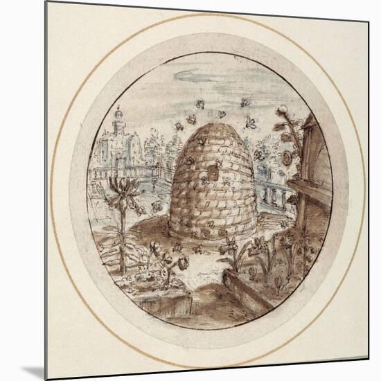 Beehive, Early 17th Century-Crispin I De Passe-Mounted Giclee Print