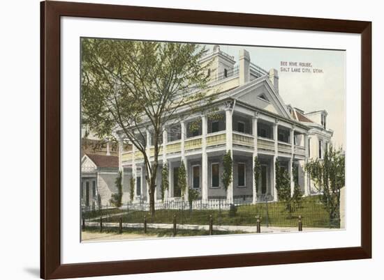 Beehive House, Salt Lake City-null-Framed Art Print