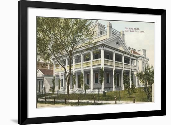 Beehive House, Salt Lake City-null-Framed Art Print