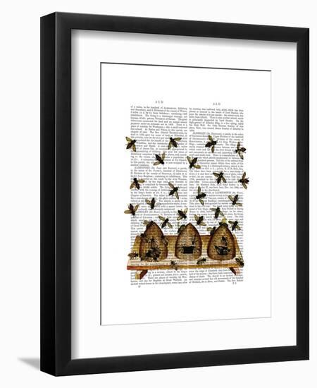BeeHive Print-Fab Funky-Framed Art Print