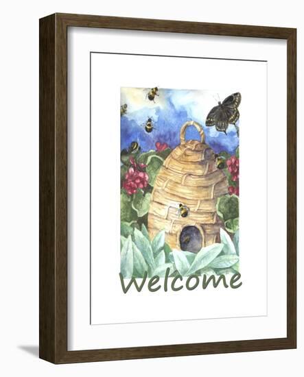 Beehive Welcome-Melinda Hipsher-Framed Giclee Print