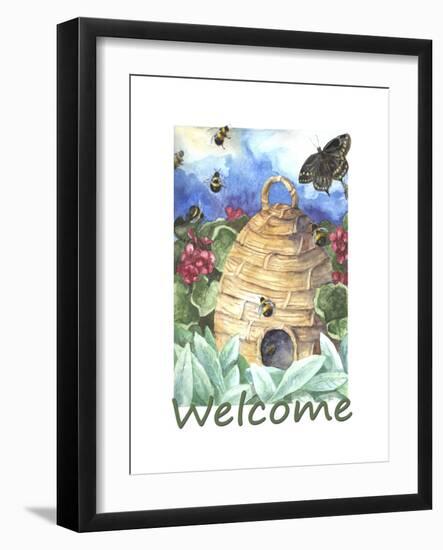 Beehive Welcome-Melinda Hipsher-Framed Giclee Print