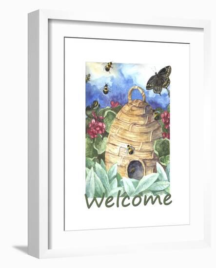 Beehive Welcome-Melinda Hipsher-Framed Giclee Print