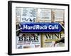 Beer and Wine Antique Enamelled Signs - Postcode Area Signs - Wall Signs - Notting Hill - London-Philippe Hugonnard-Framed Photographic Print