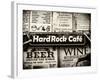 Beer and Wine Antique Enamelled Signs - Postcode Area Signs - Wall Signs - Notting Hill - London-Philippe Hugonnard-Framed Photographic Print