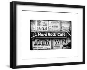 Beer and Wine Antique Enamelled Signs - Postcode Area Signs - Wall Signs - Notting Hill - London-Philippe Hugonnard-Framed Art Print
