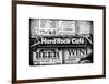 Beer and Wine Antique Enamelled Signs - Postcode Area Signs - Wall Signs - Notting Hill - London-Philippe Hugonnard-Framed Art Print