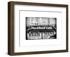 Beer and Wine Antique Enamelled Signs - Postcode Area Signs - Wall Signs - Notting Hill - London-Philippe Hugonnard-Framed Art Print