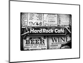 Beer and Wine Antique Enamelled Signs - Postcode Area Signs - Wall Signs - Notting Hill - London-Philippe Hugonnard-Mounted Art Print