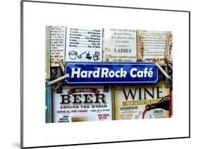 Beer and Wine Antique Enamelled Signs - Postcode Area Signs - Wall Signs - Notting Hill - London-Philippe Hugonnard-Mounted Art Print
