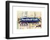 Beer and Wine Antique Enamelled Signs - Postcode Area Signs - Wall Signs - Notting Hill - London-Philippe Hugonnard-Framed Art Print