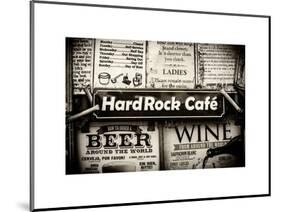 Beer and Wine Antique Enamelled Signs - Postcode Area Signs - Wall Signs - Notting Hill - London-Philippe Hugonnard-Mounted Art Print